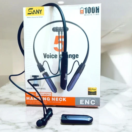 100hrs ENC Neckband SANY BT Diamond