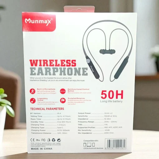 Munmax-N500 Super ENC Neckband - Image 4