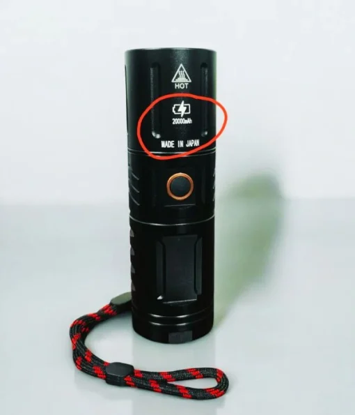 20,000mAh Jumbo LED Zoom Light Waterproof With Power Bank(Made in Japan) - Image 5