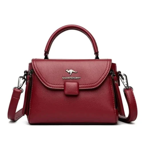 High Quality Kangaroo Original Hand & Shoulder Bag(Maroon Colour)