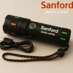 18,650mAh Sanford LED Zoom Light Waterproof With Power Bank(Made in Japan)
