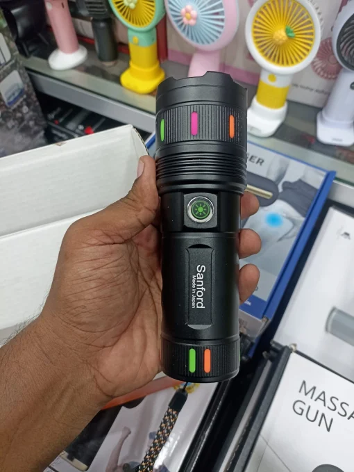 18,650mAh Sanford LED Zoom Light Waterproof With Power Bank(Made in Japan) - Image 3