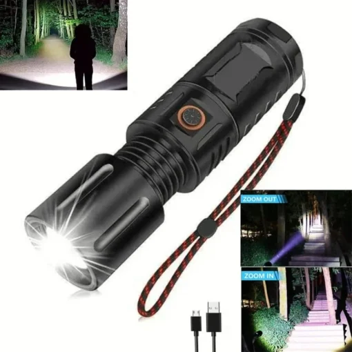 20,000mAh Jumbo LED Zoom Light Waterproof With Power Bank(Made in Japan) - Image 7