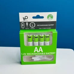 AA Rechargeable Battery(4 পিস্ বড় পেন্সিল ব্যাটারি)