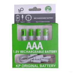 AAA Rechargeable Battery(4 পিস্ ছোট পেন্সিল ব্যাটারি)