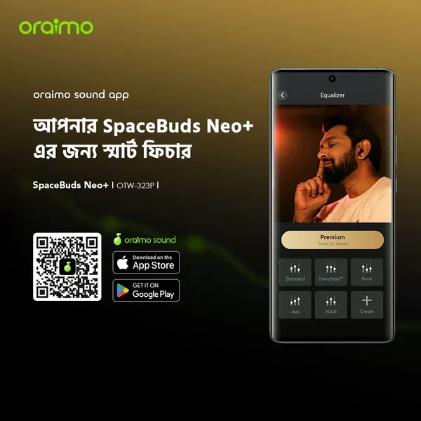 oraimo SpaceBuds Neo+ ANC Spatial Audio True Wireless Earphones - Image 3