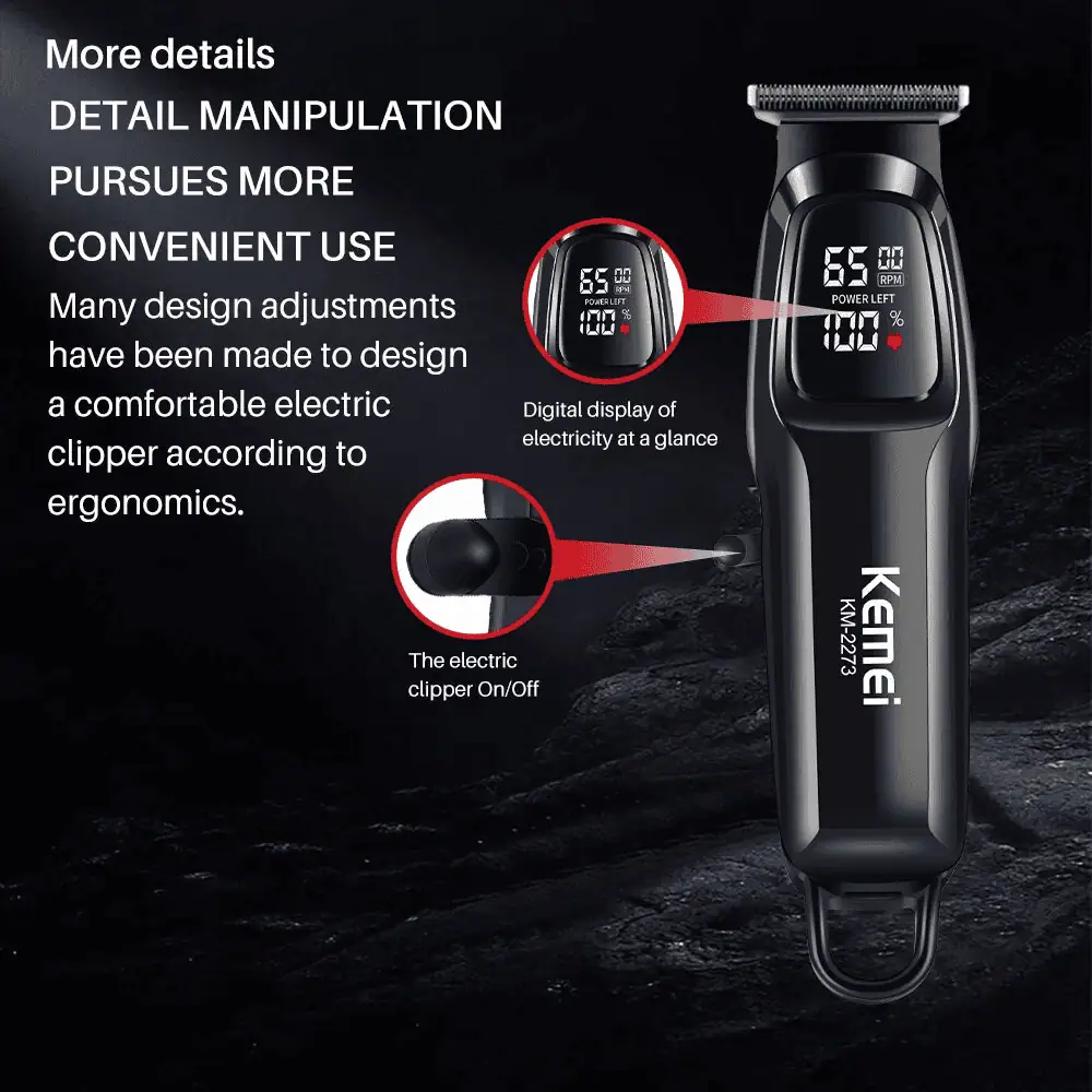 Kemei KM-2273 Professional Hair Trimmer - Image 5