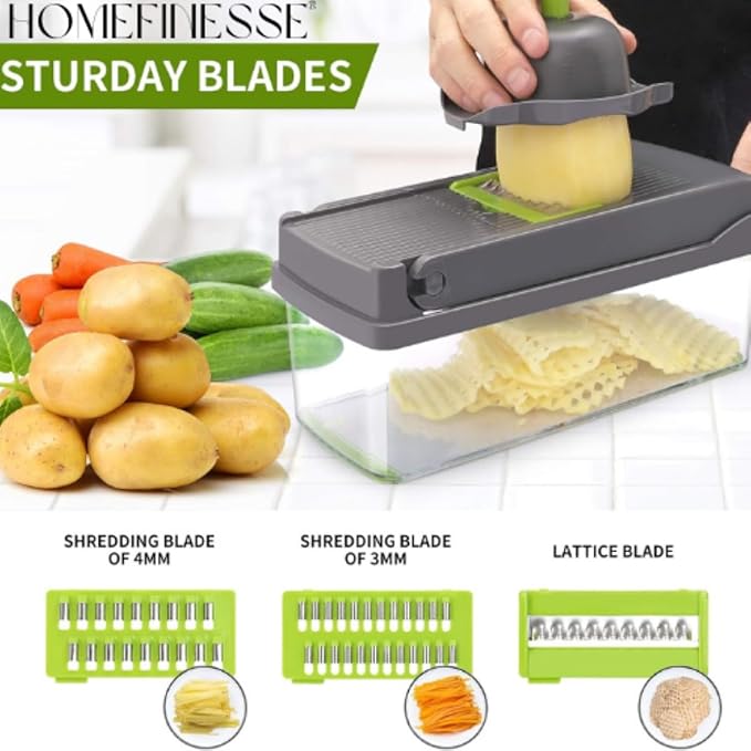 16in1 Multifunctional Vegetable Chopper,Complete Kitchen Cutting Solution - Image 2