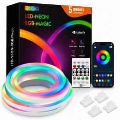 5 Meter/16 feet Magic RGB Neon Strip Light with App & Remote Control